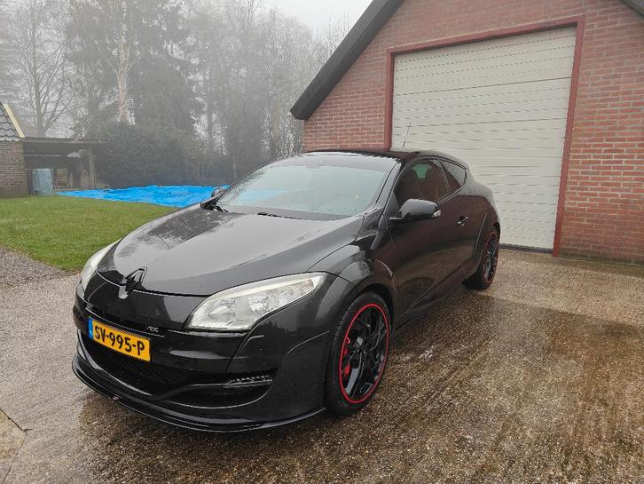 Renault Mégane RS 2.0 16V Turbo 250 Coupe 2010 Zwart, Auto's, Renault, Particulier, Mégane, Airbags, Airconditioning, Bluetooth