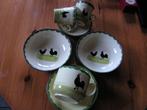 kip en haan Zell servies delen, Huis en Inrichting, Ophalen of Verzenden, Zo goed als nieuw, Overige stijlen, Kop(pen) en/of Schotel(s)
