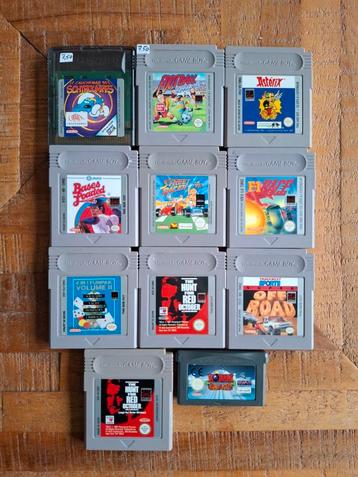 Gameboy carts 7,50 euro per stuk, 3 voor 20,- beschikbaar voor biedingen