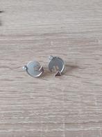Oorbellen, Sieraden, Tassen en Uiterlijk, Oorbellen, Overige materialen, Ophalen of Verzenden, Zo goed als nieuw, Grijs