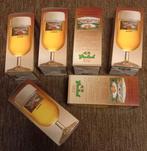 6 grolsch bier glas speciale jublieum uitgave bierbrouwerij, Verzamelen, Ophalen of Verzenden, Nieuw, Glas of Glazen, Overige merken