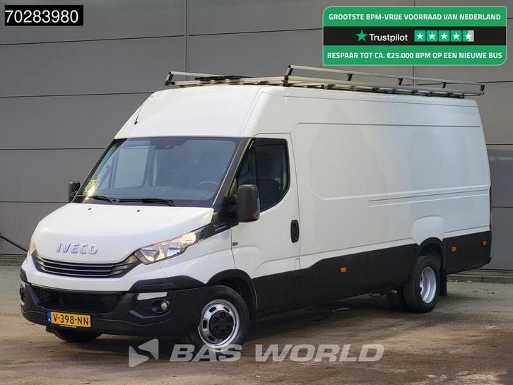 Iveco Daily 35C18 3.0L Automaat Dubbellucht L3H2 180PK 3,5t, Auto's, Bestelauto's, Bedrijf, Te koop, Achteruitrijcamera, Airconditioning