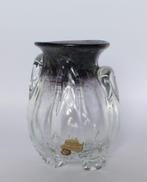 vintage glazen vaas - Bohemia, Ophalen