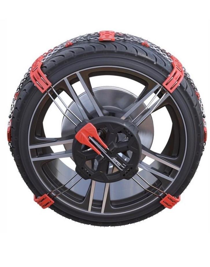 Loopvlaksneeuwkettingen voor o.a. BMW X5 (315/30/22) te huur, Auto diversen, Sneeuwkettingen, Zo goed als nieuw, Ophalen