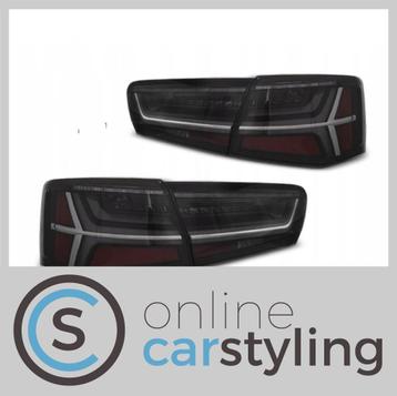 LED Achterlichten Audi A6 C7 Sedan Zwart Lightbar Design beschikbaar voor biedingen