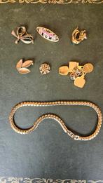 Broches, Bedels & Halsketting - Set, Sieraden, Tassen en Uiterlijk, Broches, Overige materialen, Gebruikt, Verzenden, Minder dan 4 cm
