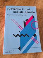 Studieboek Preventie in het sociale domein, Boeken, Ophalen of Verzenden, Alpha, Zo goed als nieuw, HBO