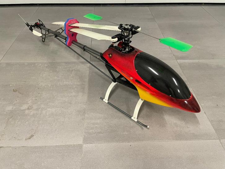 Thunder Tiger Raptor E 620 SE modelhelikopter, Hobby en Vrije tijd, Modelbouw | Vliegtuigen en Helikopters, Gebruikt, Helikopter