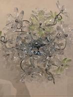 Mooie plafondlamp met bloemen, Huis en Inrichting, Lampen | Plafondlampen, Ophalen, Gebruikt, Glas