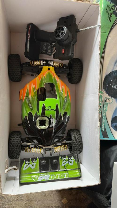 Ishima Rave M1.OS, Hobby en Vrije tijd, Modelbouw | Radiografisch | Auto's, Zo goed als nieuw, Auto offroad, Benzine, Schaal 1:8