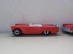 2x Ford Thunderbird 1957 van Matchbox / Lesney, no 42f, Hobby en Vrije tijd, Modelauto's | 1:50, Lesney, Gebruikt, Ophalen of Verzenden