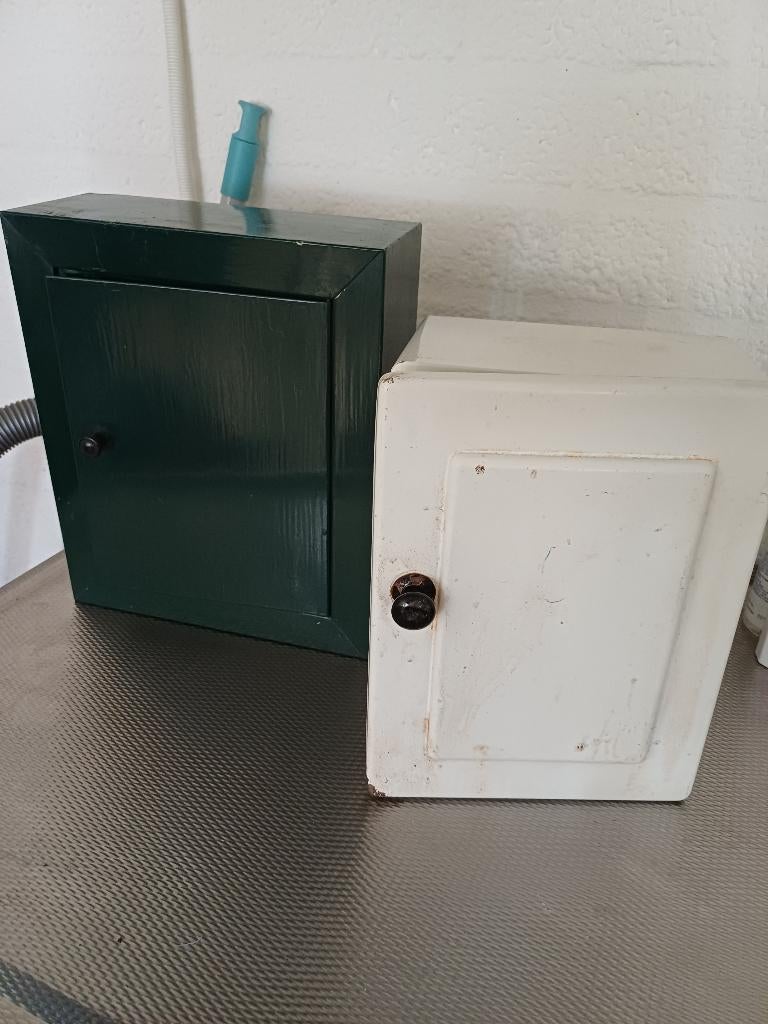 2 VINTAGE MEDICIJN KASTJE, Ophalen of Verzenden