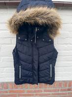 H&M L.O.G.G. gewatteerde bodywarmer jas bontkraag maat 36, Ophalen of Verzenden, Zo goed als nieuw, Maat 36 (S), Blauw