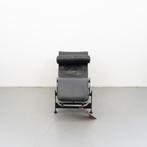 3 Cassina Le Corbusier LC4 Chaise Longue Zwart Leer - Chroom, Huis en Inrichting, Fauteuils, Niet ingevuld, Niet ingevuld, Ophalen of Verzenden