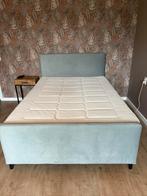 Boxspring elektrisch 140cm 3maanden oud! zo goed als nieuw., Ophalen, Zwart, 140 cm, 200 cm