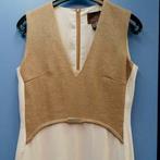 Tony Cohen - 2Love nette jurk in 2 tinten beige mt 36 37277, Kleding | Dames, Jurken, Tony Cohen, ., Beige, Ophalen of Verzenden