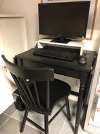 Ikea Ingatorp klaptafel + stoel en kussentje, Huis en Inrichting, Tafels | Eettafels, Ophalen, 50 tot 100 cm, Tot twee personen