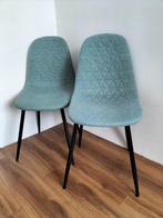 Twee leuke stoelen mintgroen, Huis en Inrichting, Stoelen, Ophalen, Gebruikt, Twee, Overige kleuren