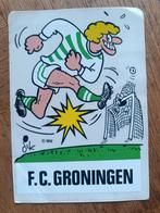 Vintage sticker FC Groningen, Dik Bruynesteyn. 1970s, Ophalen of Verzenden, Zo goed als nieuw, Overige binnenlandse clubs, Poster, Plaatje of Sticker