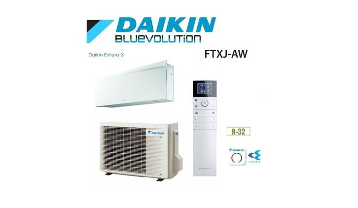 DAIKIN EMURA 3 INVERTER WARMTEPOMP  A+++ R32 DESIGN, Witgoed en Apparatuur, Airco's, Nieuw, Wandairco, 3 snelheden of meer, Koelen en Ontvochtigen