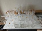 30 Kristallen Glazen - Alles in één koop!, Glas of Glazen, Gebruikt, Ophalen of Verzenden, Glas