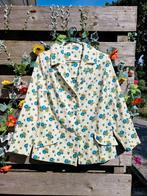 Super schattig vintage cottagecore bloemen jasje/blazer, Ophalen of Verzenden, Zo goed als nieuw, Maat 42/44 (L)