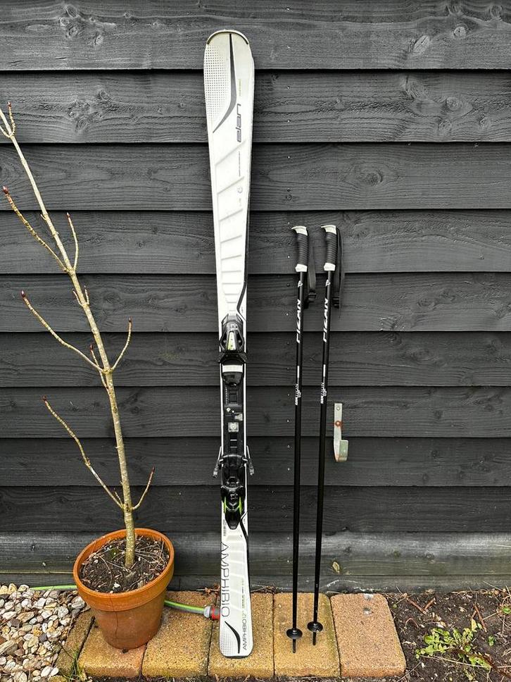 Elan Amphibio ski’s 12Ti fusion, Sport en Fitness, Skiën en Langlaufen, Zo goed als nieuw, Ski's, Overige merken, 160 tot 180 cm