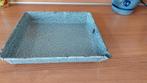 Vintage emaille ovenschaal/braadslee, grijs gewolkt, Ophalen of Verzenden