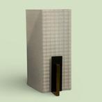 Vintage Mid-Century Wandlamp Opaline Glas Messing, Ophalen of Verzenden