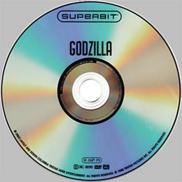 Superbit DVD: Godzilla (1998 Matthew Broderick) Disc Only beschikbaar voor biedingen