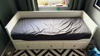 Hemnes Bed Ikea + Extra Matras, Ophalen, Gebruikt, Eenpersoons, Wit