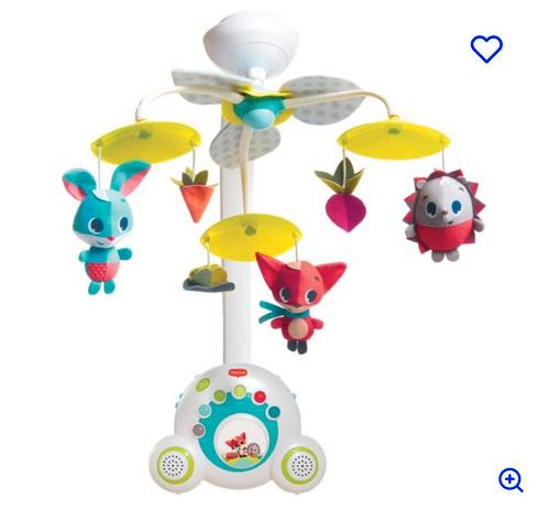 Baby muziekmobiel voor in de box, Kinderen en Baby's, Speelgoed | Babyspeelgoed, Zo goed als nieuw, Mobiel, Met licht, Met geluid