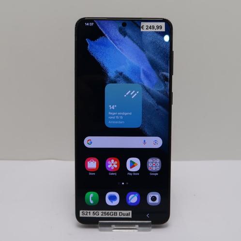 Samsung S21 Plus 5G 256GB Zwart | In Prima Staat, Telecommunicatie, Mobiele telefoons | Samsung, Zo goed als nieuw
