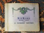 Zes schellak platen in een album met Engelse kinderversjes., Ophalen of Verzenden