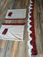 Vrachtwagen gordijnen crème rood Deens pluche, Ophalen of Verzenden, Gebruikt, Overige merken, Interieur en Bekleding