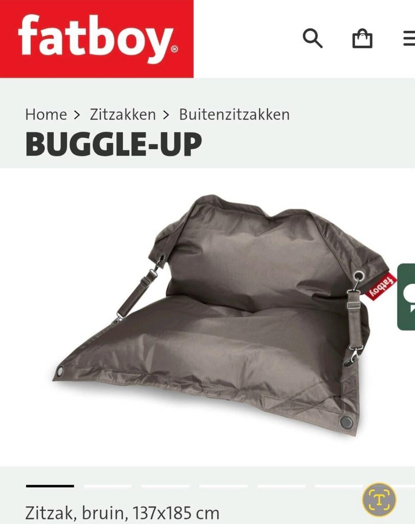 Fatboy outdoor zitzak, Huis en Inrichting, Zitzakken, Ophalen, Nieuw
