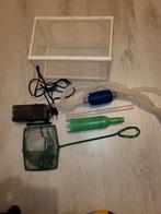 Aquarium spullen  kweekbak. Waterpomp. Aquarium fliter. Vis, Dieren en Toebehoren, Vissen | Aquaria en Toebehoren, Ophalen