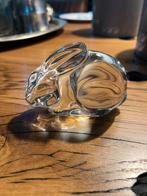 Val Saint Lambert Kristal Konijn Presse Papier - De Soussa, Ophalen of Verzenden, Zo goed als nieuw, Rond, Glas