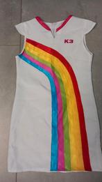 K3 regenboog jurk 3-6 jaar met k3 microfoon, Ophalen of Verzenden, Zo goed als nieuw, Meisje