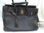 Handtas, stijl Birkin Hermès, Ophalen of Verzenden, Gebruikt, Bruin, Handtas