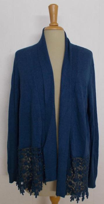  Mooi blauw vest met kant rand van Tatienne! L beschikbaar voor biedingen