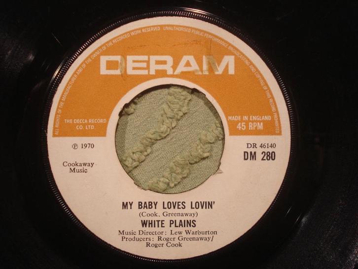 White Plains 7" Vinyl Single: My baby loves lovin’ (UK), Cd's en Dvd's, Vinyl Singles, Gebruikt, Single, Pop, 7 inch, Ophalen of Verzenden