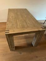 Houten Eetkamertafel 190x95cm + Optionele Salontafel, Ophalen, Gebruikt, 50 tot 100 cm, Vijf personen of meer