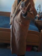 Lammy coat met warme voering ruime maat 38, Maat 38/40 (M), Bruin, Ophalen of Verzenden, Onbekend