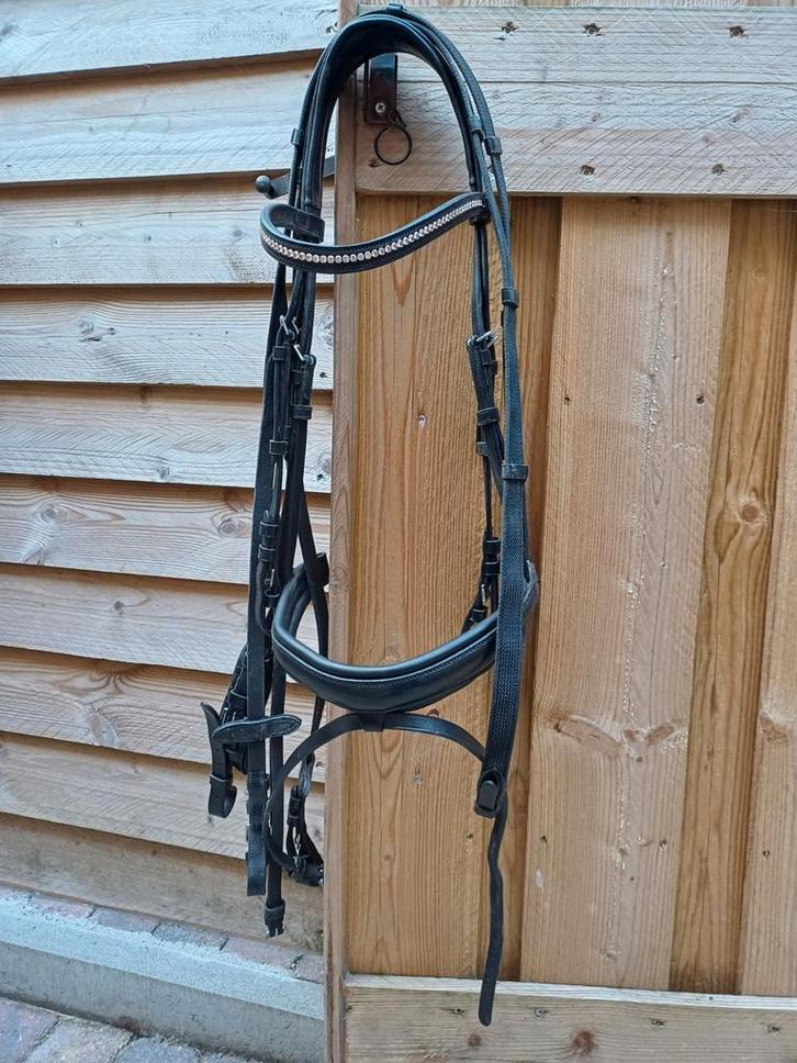 Trenshoofdstel mt Full, Dieren en Toebehoren, Paarden en Pony's | Hoofdstellen en Tuigage, Zo goed als nieuw, Dressuur, Ophalen of Verzenden
