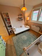 Eenpersoons stretcher met matras - Zo goed als nieuw!, Ophalen, 90 cm, Eenpersoons, Zwart