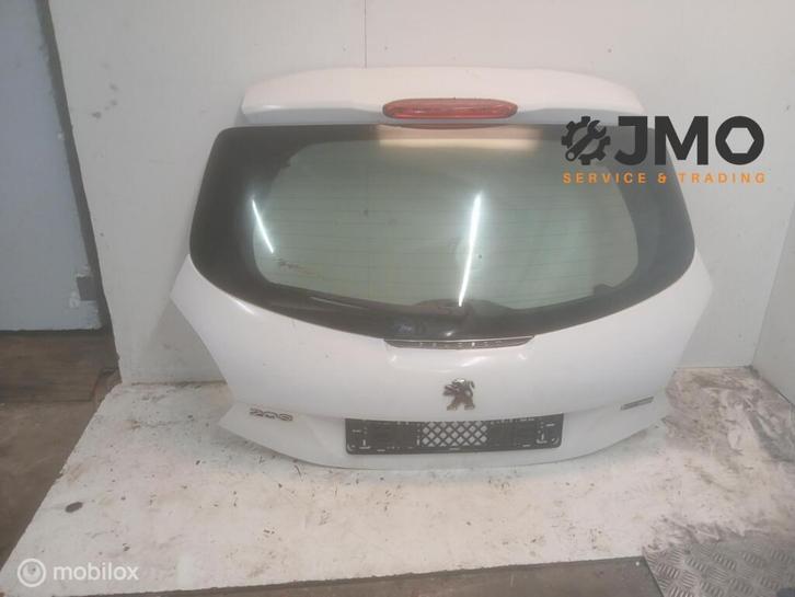 Achterklep blanc banquise wit ewp Peugeot 208  2012-2019, Auto-onderdelen, Carrosserie en Plaatwerk, Achterklep, Peugeot, Gebruikt