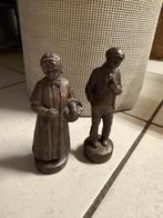 Bronzen Beeldjes - Man en Vrouw, Antiek en Kunst, Ophalen of Verzenden, Brons
