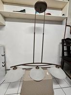 Vintage Hanglamp met 3 Lampen, Ophalen, Gebruikt, 50 tot 75 cm, Vintage