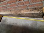 Gratis ophalen, spoorbiels 130 cm ,balken1 van 2,47 cm+ klei, Doe-het-zelf en Verbouw, Ophalen, Gebruikt, 25 tot 50 mm, Balk